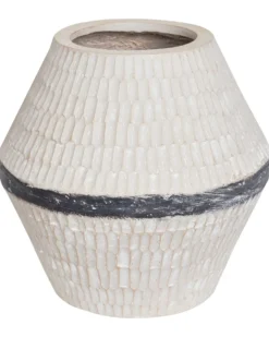 Blomstervase ARUNCUS Keramik 30 cm Beige