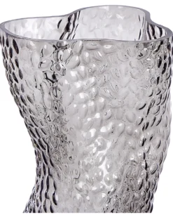 Blomstervase DYTIKO Glas 31 cm Grå