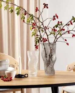 Blomstervase ELATOS Glas 23 cm Transparent