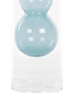 Blomstervase KALOCHI Glas 27 cm Turkis