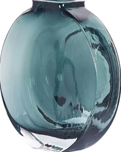 Blomstervase KAPELI Glas 15 cm Turkis