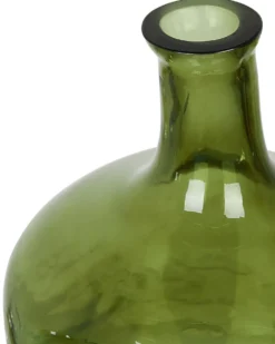 Blomstervase KERALA Glas 30 cm Olivengrøn