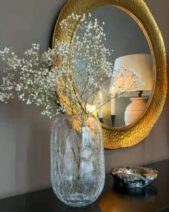 Blomstervase KYRAKALI Glas 28 cm Transparent