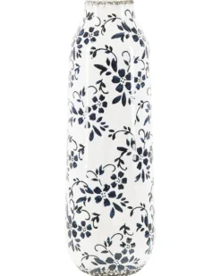 Blomstervase MULAI Stentøj 35 cm Hvid