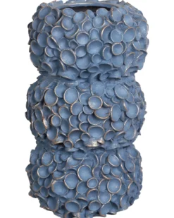 Blomstervase MUZAKI Keramik 52 cm Blå
