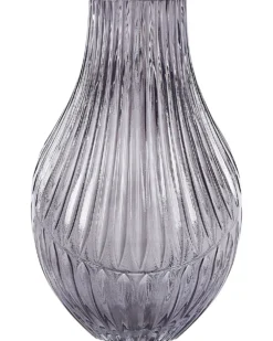 Blomstervase MYRSINA Glas 36 cm Grå