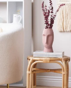 Blomstervase PALLINI Stentøj 24 cm Ferskenagtig lyserød