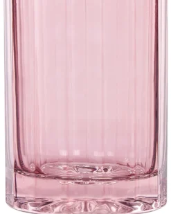 Blomstervase PERDIKI Glas 30 cm Lyserød