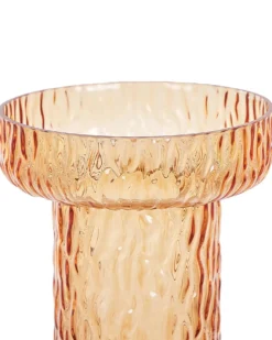 Blomstervase PLATANIA Glas 20 cm Orange