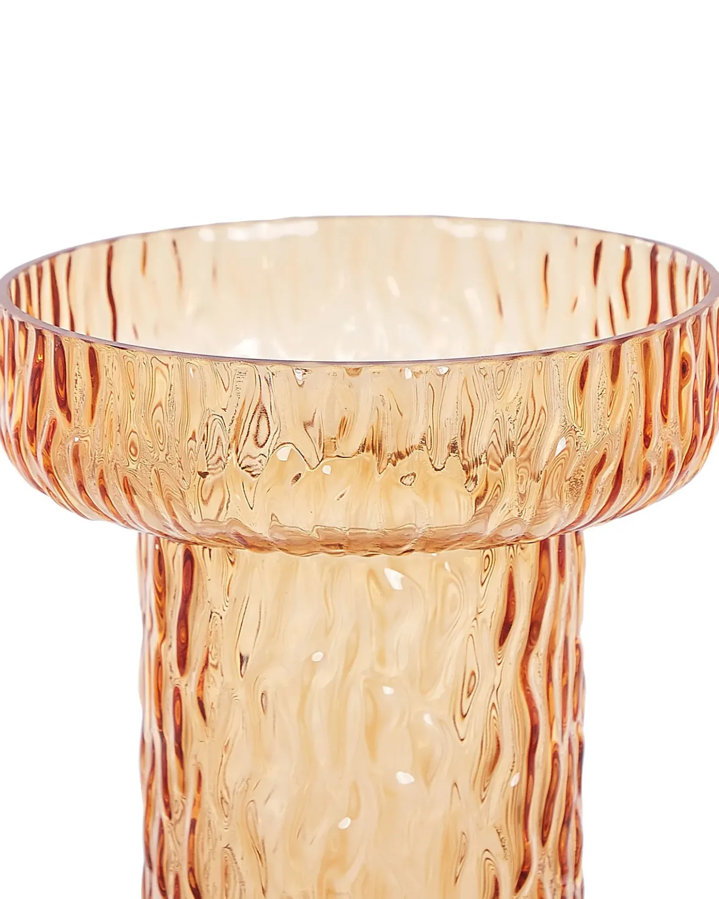Blomstervase PLATANIA Glas 20 cm Orange