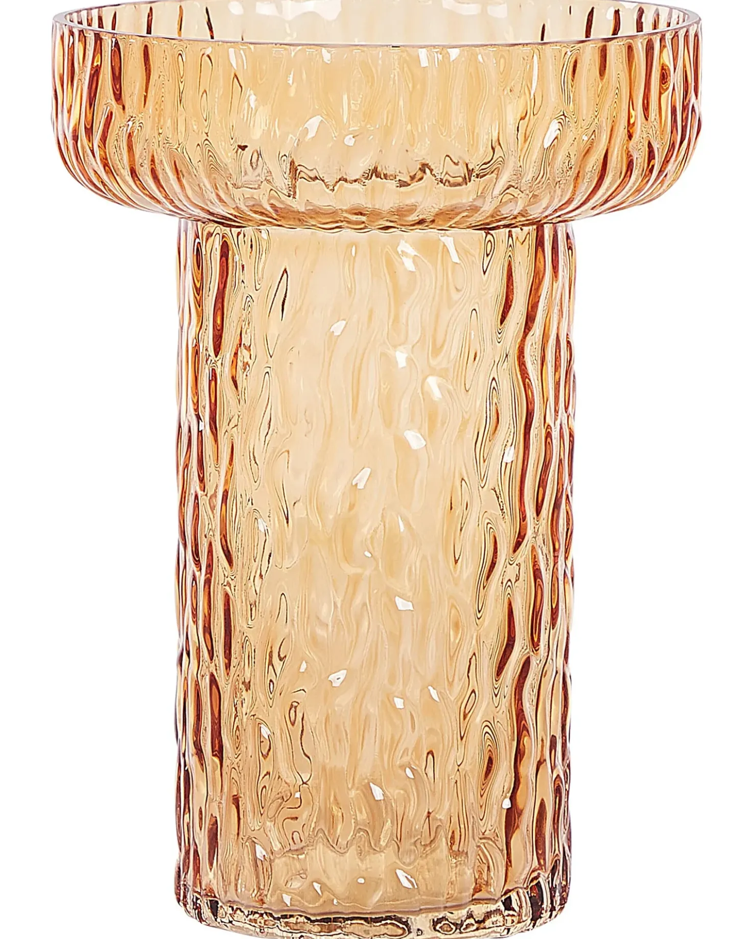 Blomstervase PLATANIA Glas 20 cm Orange