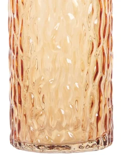 Blomstervase PLATANIA Glas 20 cm Orange