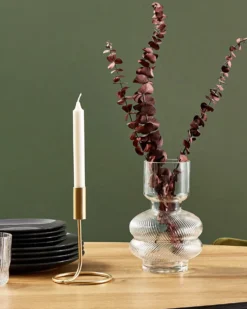 Blomstervase RODIA Glas 24 cm Transparent