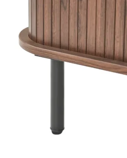 Bogreol med 4 hylder BRADLEY 180 cm Mørkebrun