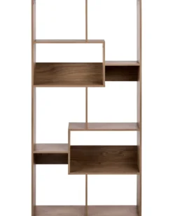 Bogreol med 6 hylder CHATEH 180 cm Brun
