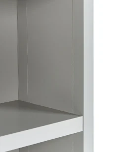 Bogreol med 4 hylder CLIO 180 cm Lysegrå