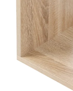 Bogreol med 8 hylder FONTAS 180 cm Lysebrun