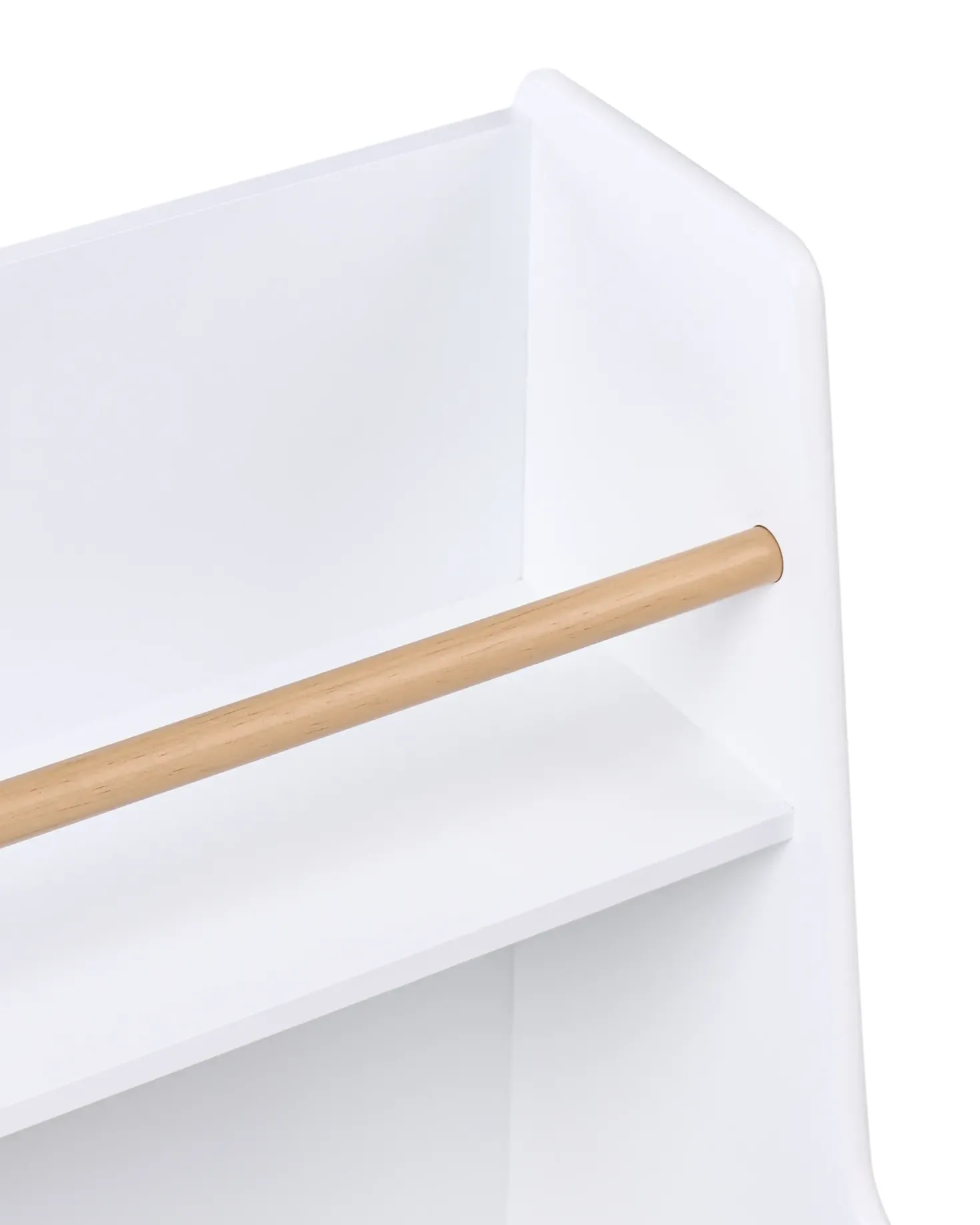Bogreol med 2 hylder JACKIT 72 cm Hvid