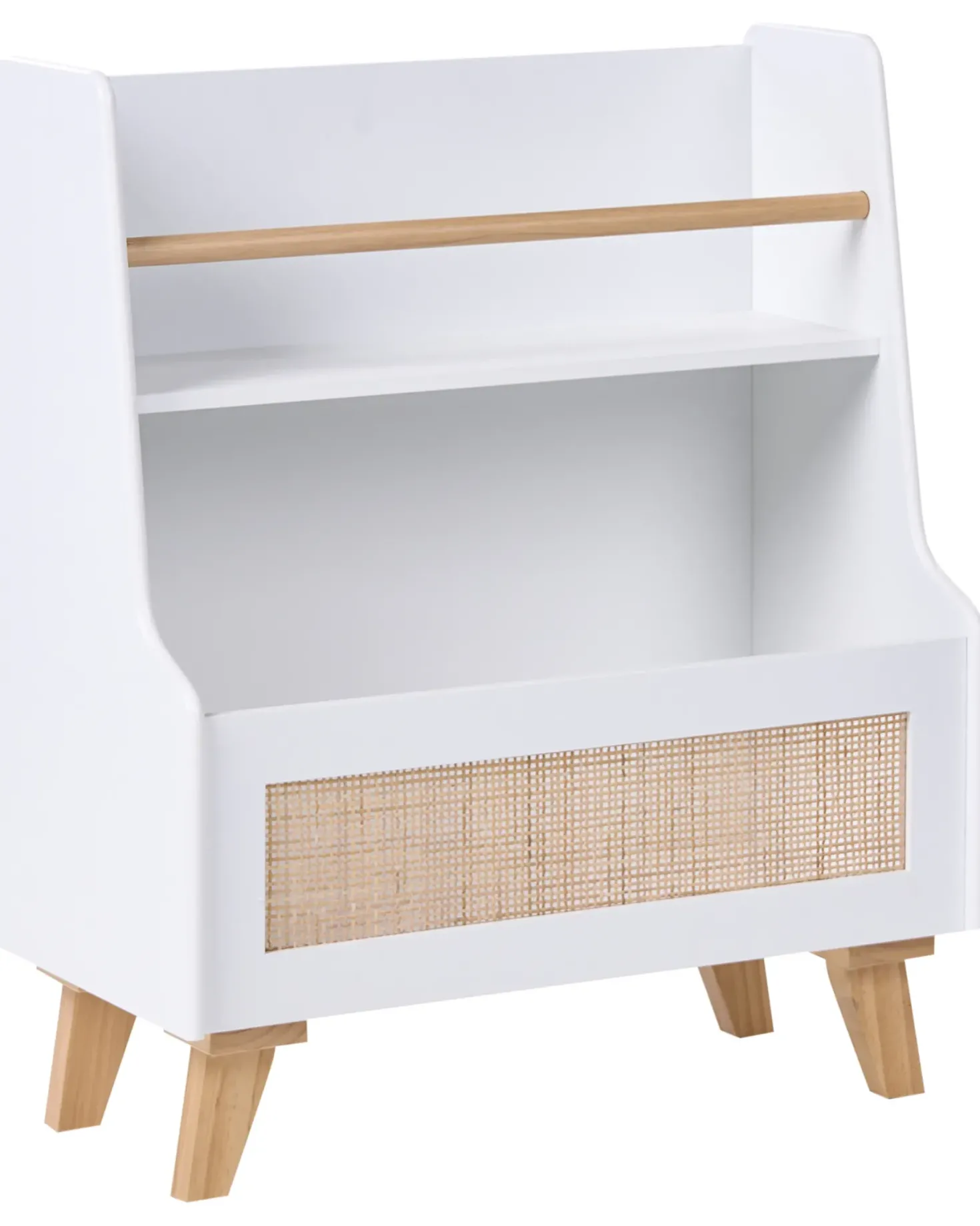 Bogreol med 2 hylder JACKIT 72 cm Hvid