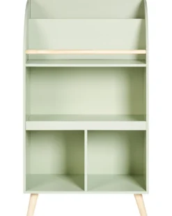 Bogreol med 3 hylder LILOET 102 cm Lysegrøn