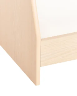 Bogreol med 4 hylder LILOET 70 cm Lysebrun