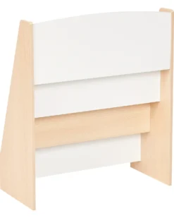 Bogreol med 4 hylder LILOET 70 cm Lysebrun