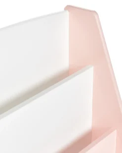 Bogreol med 4 hylder LILOET 70 cm Pastellrosa