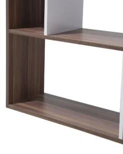 Bogreol med 5 hylder ORILLA 174 cm Mørkebrun