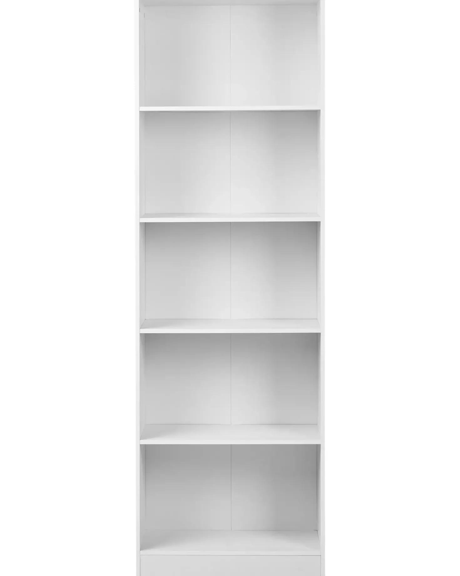 Bogreol med 5 hylder WINNIPEG 174 cm Hvid
