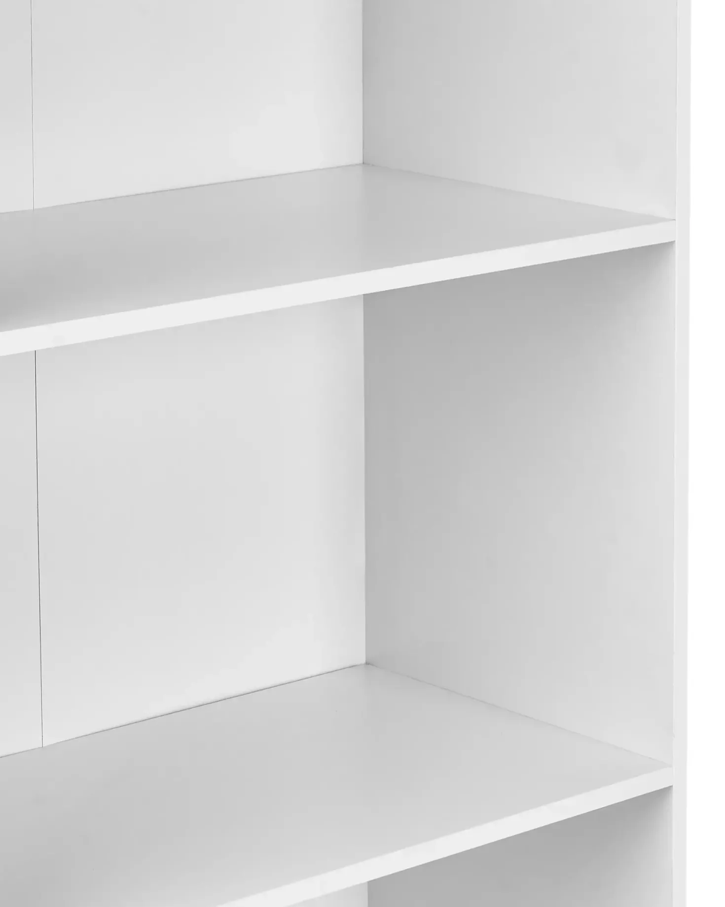 Bogreol med 5 hylder WINNIPEG 174 cm Hvid