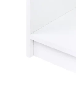 Bogreol med 3 hylder ZEHNA 117 cm Hvid