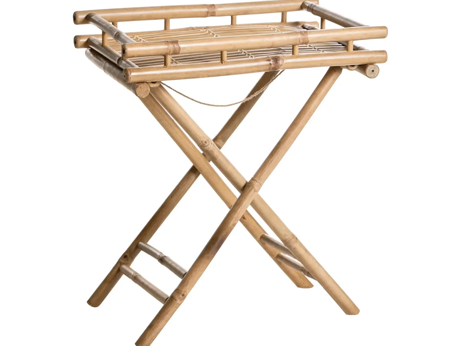 Bord MISICUNI Bambus Naturlig Foldbar