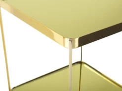Bord ALSEA Hærdet glas Guld
