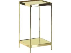 Bord ALSEA Hærdet glas Guld