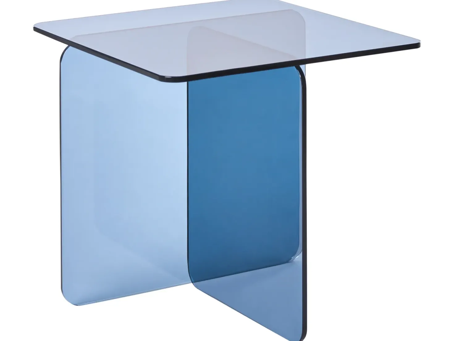 Bord AMISK Hærdet glas Blå