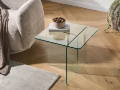 Bord AMISK Hærdet glas Transparent