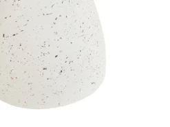 Bord BIVIERE 39 cm 39 cm Terrazzo effekt Hvid terrazzo