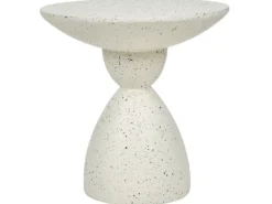 Bord CAFFI 50 cm 50 cm Hvid terrazzo