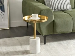 Bord CAMELO II Metal Hvid