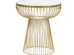 Bord CHEYNES Marmor Guld