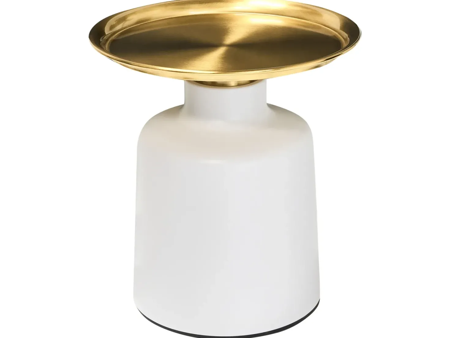 Bord DOVE Metal Hvid/guld