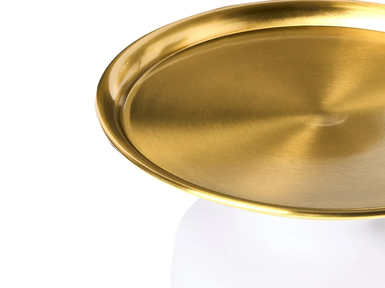 Bord DOVE Metal Hvid/guld
