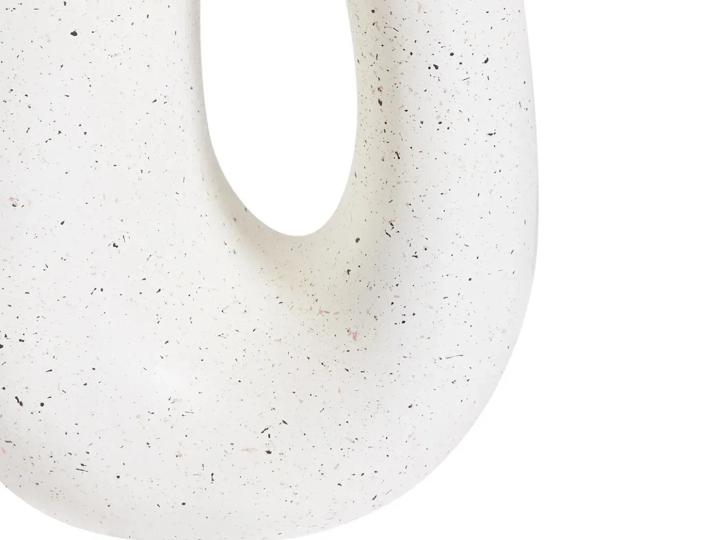 Bord IDRO 42 cm 28 cm Terrazzo effekt Hvid terrazzo