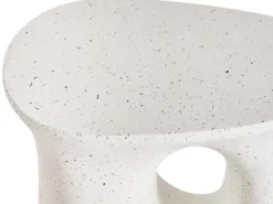 Bord IDRO 42 cm 28 cm Terrazzo effekt Hvid terrazzo