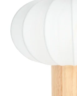 Bordlampe ABENS Træ Lysebrun