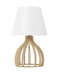 Bordlampe AGUEDA Brun/hvid