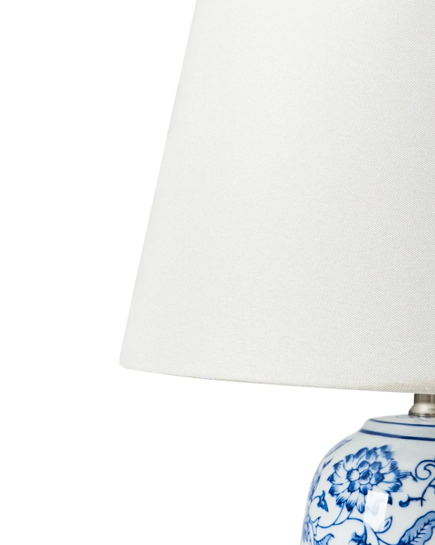 Bordlampe AIBONITO Porcelæn Hvid/blå