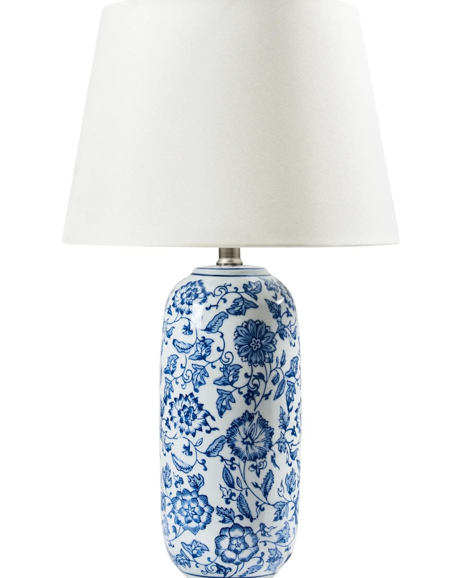 Bordlampe AIBONITO Porcelæn Hvid/blå
