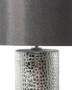 Bordlampe AIKEN Porcelæn Sort