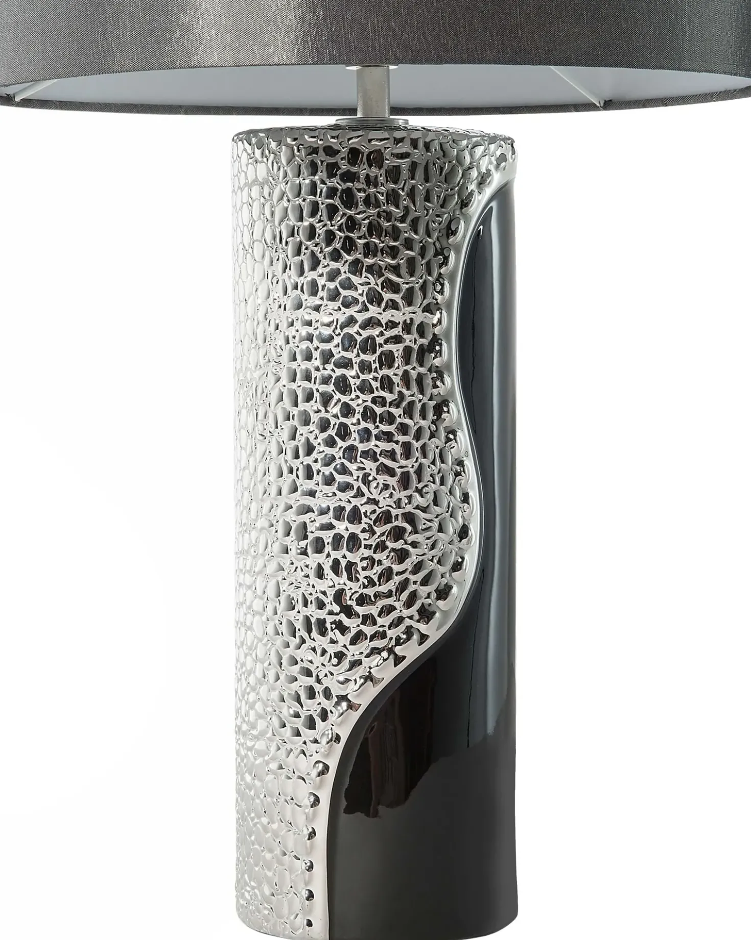 Bordlampe AIKEN Porcelæn Sort